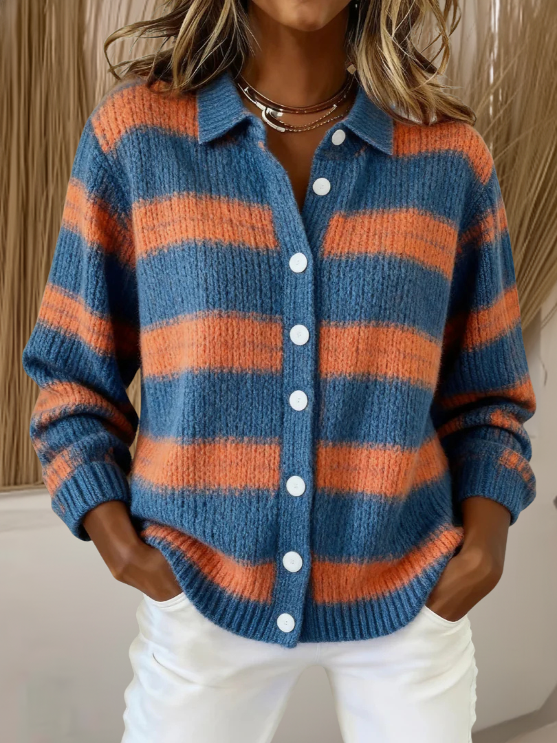 Rhiannon | Retro Check Cardigan