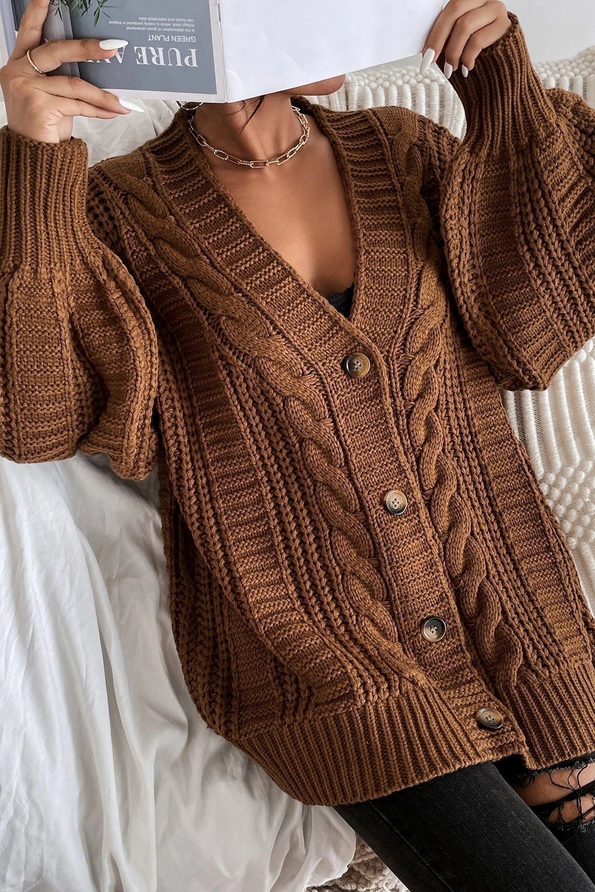 Hannie | Oversized Comfort Knit Cardigan