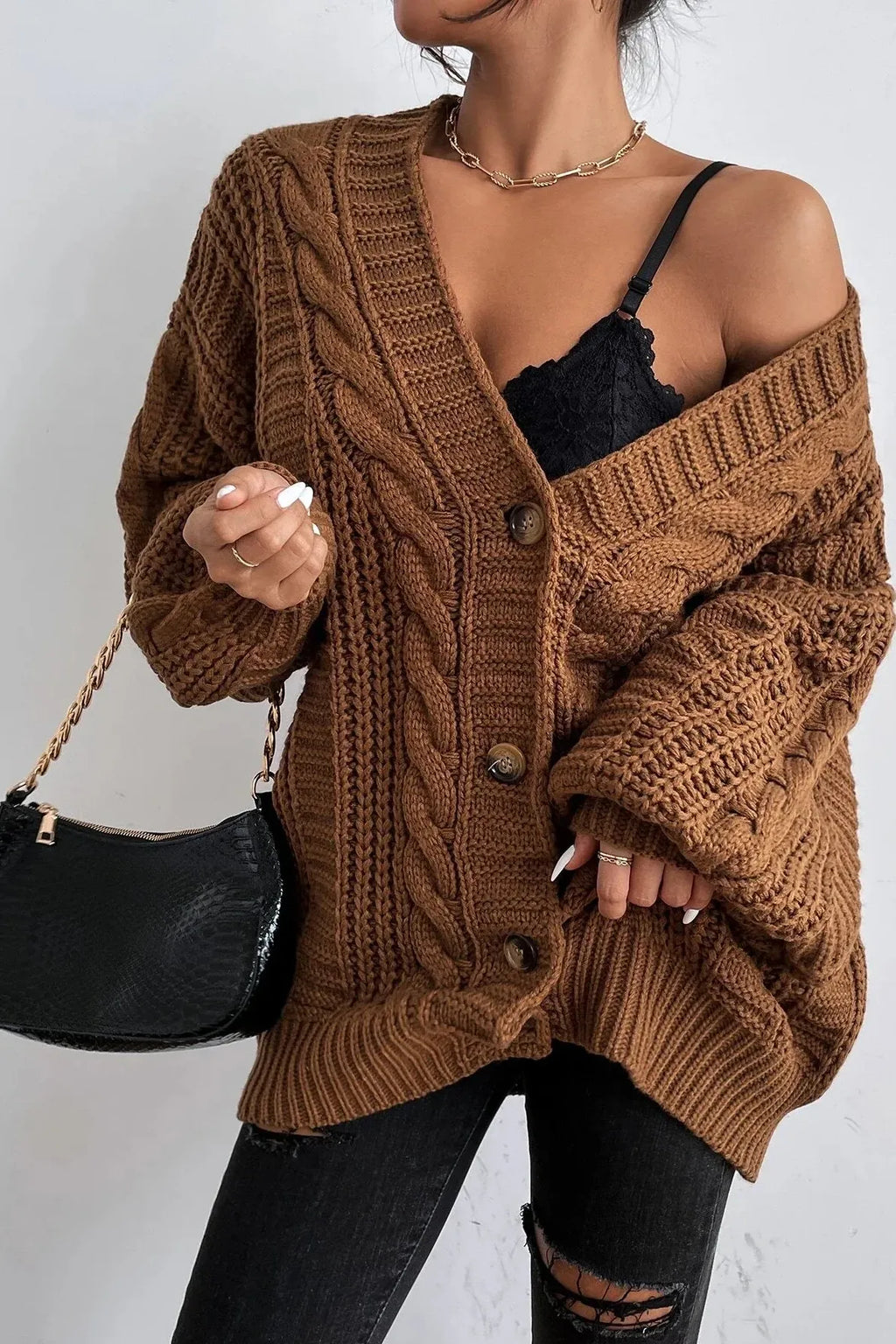 Hannie | Oversized Comfort Knit Cardigan