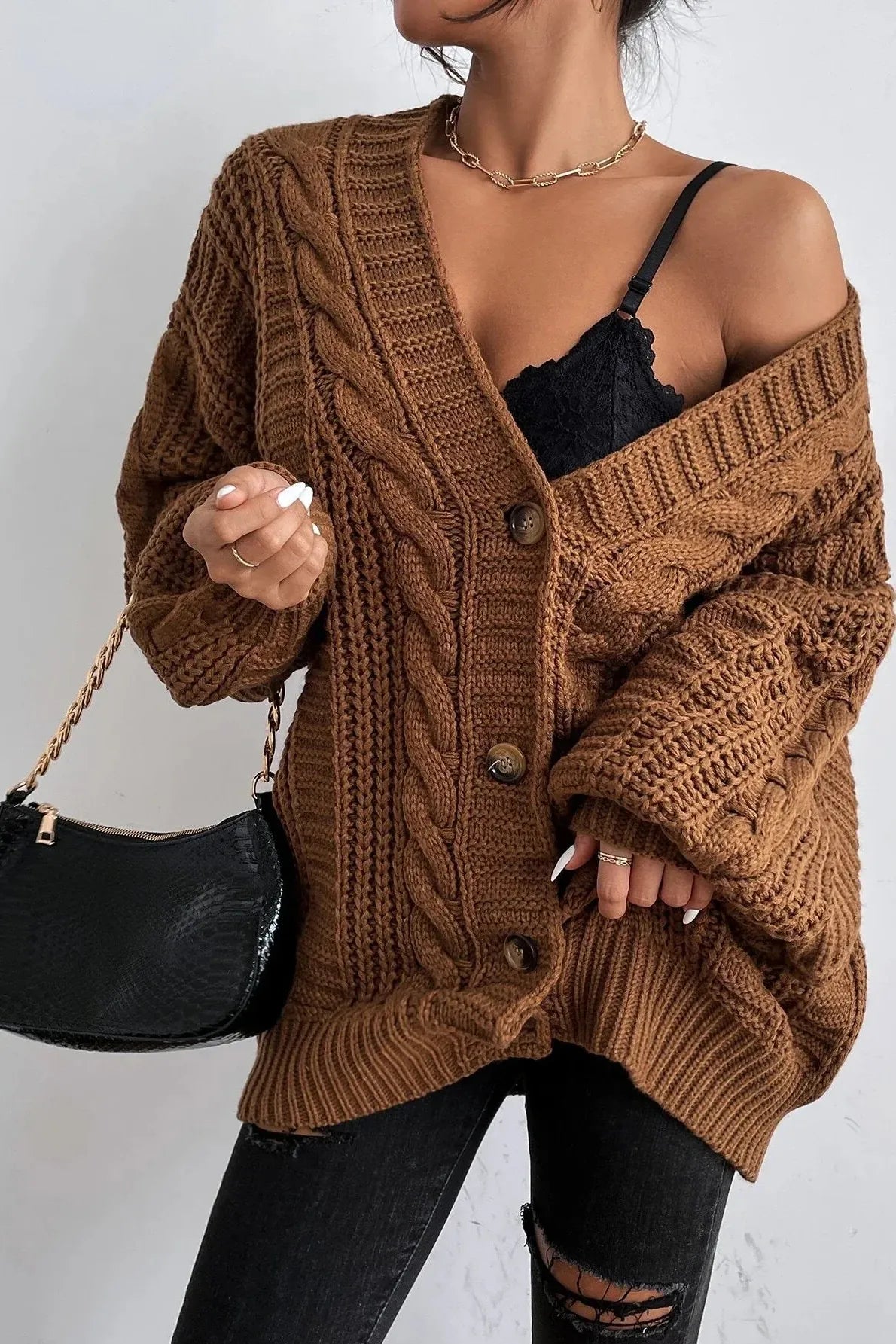 Hannie | Oversized Comfort Knit Cardigan