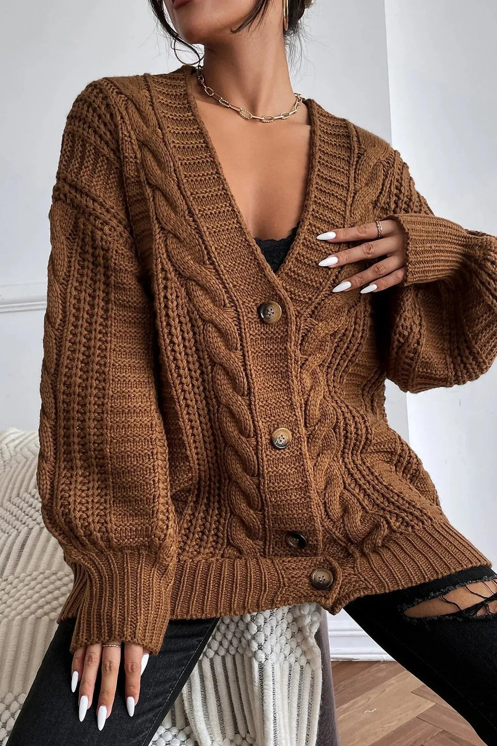 Hannie | Oversized Comfort Knit Cardigan