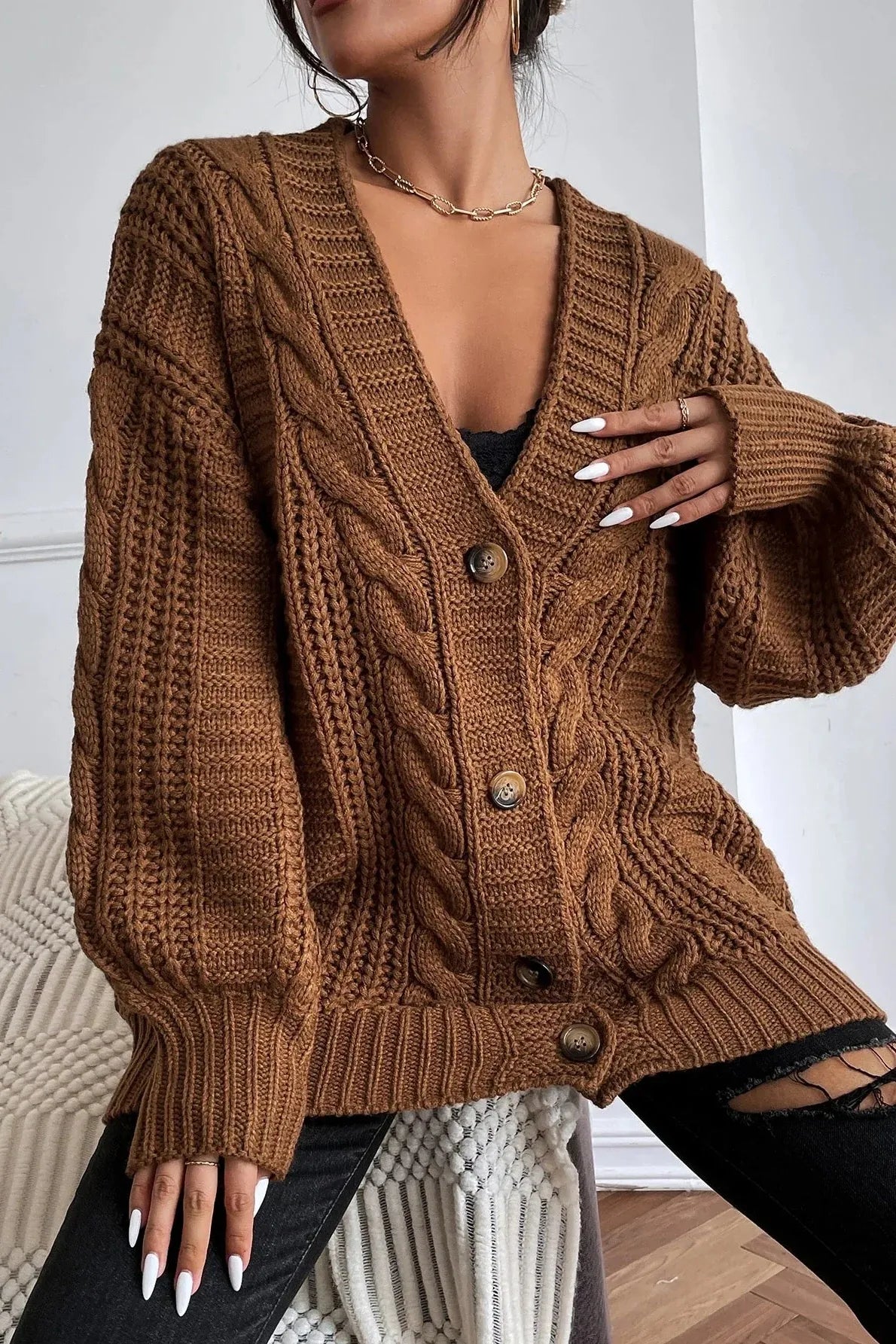 Hannie | Oversized Comfort Knit Cardigan