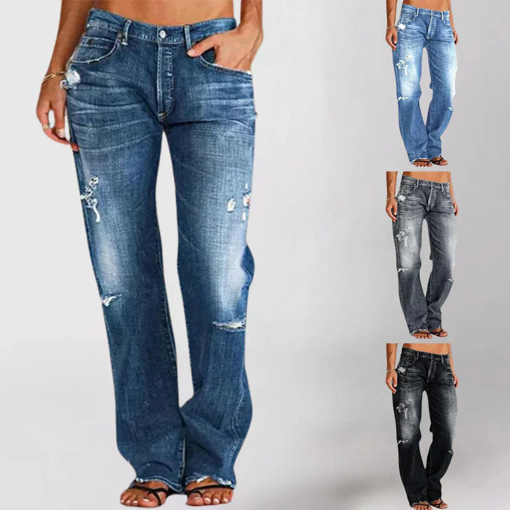 Adella | Elegant Low-Rise Jeans