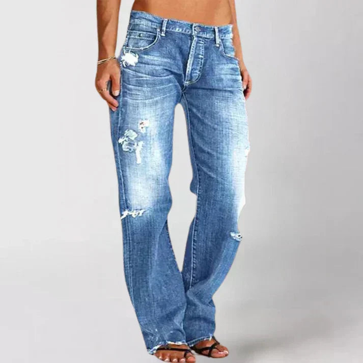 Adella | Elegant Low-Rise Jeans