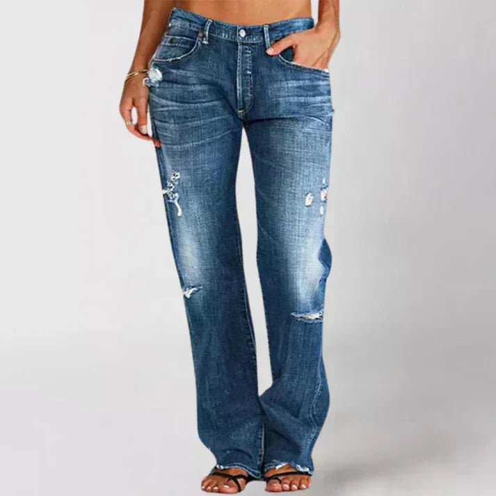 Adella | Elegant Low-Rise Jeans
