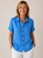 Button Front Blouse