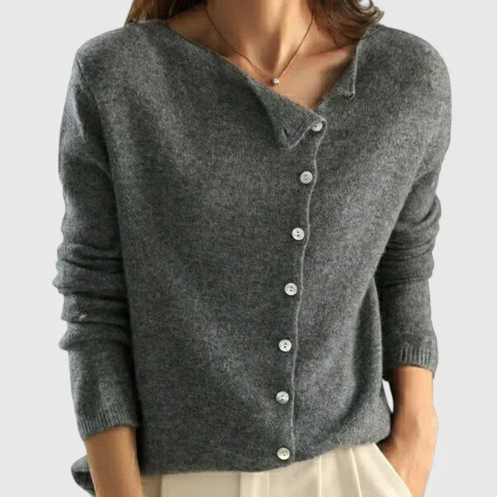 Soryne | Modern Button Front Cardigan