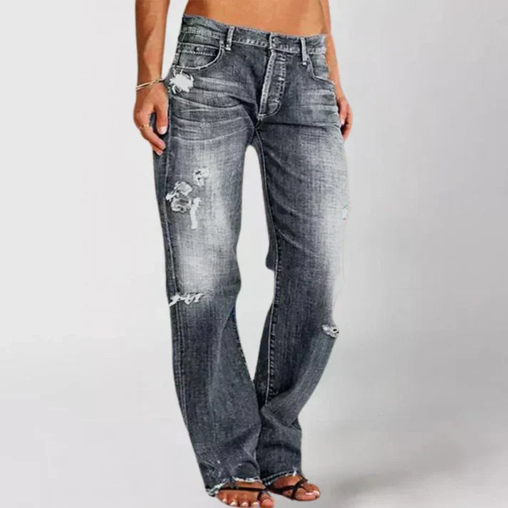 Adella | Elegant Low-Rise Jeans