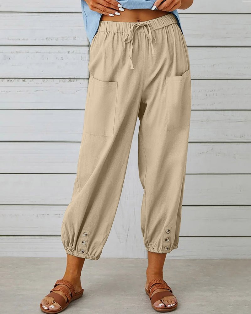 Roselyn | Modern Comfort Drawstring Pants