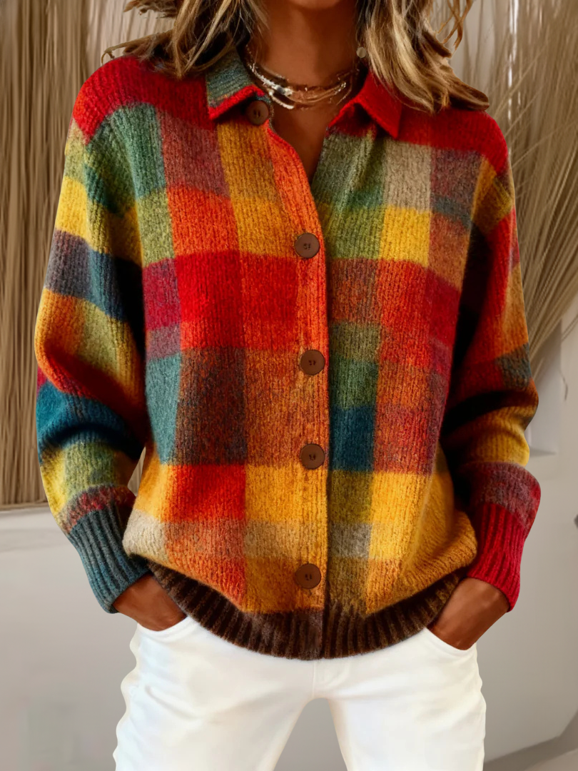 Ariadne | Timeless Check Cardigan