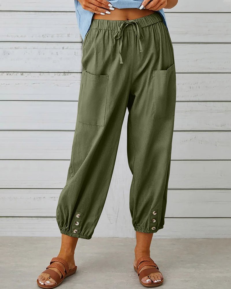 Roselyn | Modern Comfort Drawstring Pants