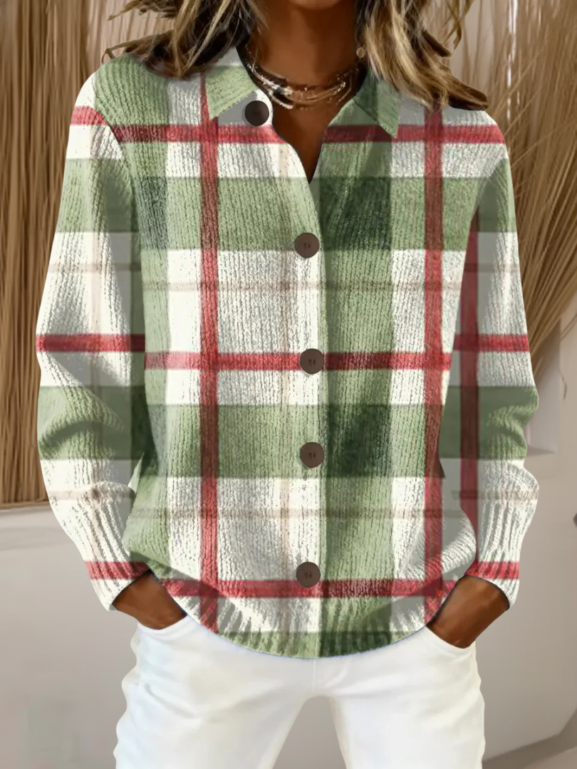 Ursula | Vintage Tartan Cardigan
