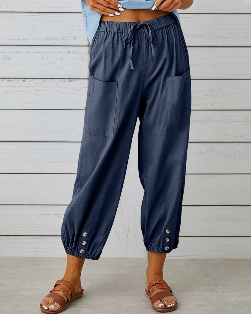 Roselyn | Modern Comfort Drawstring Pants