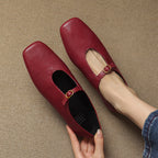 Elspeth | High-Vamp Mary Jane Flat