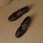 Wani | Leather Flats