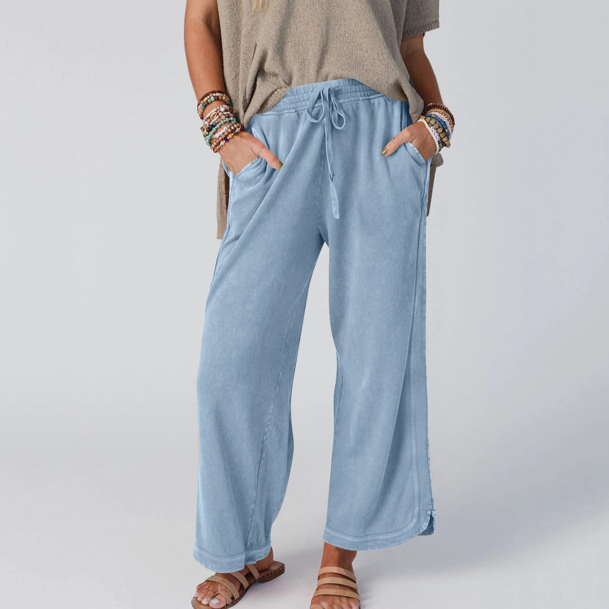 CHIPY™ - Vintage Wide Leg High Waist Pants