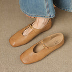 Elspeth | High-Vamp Mary Jane Flat