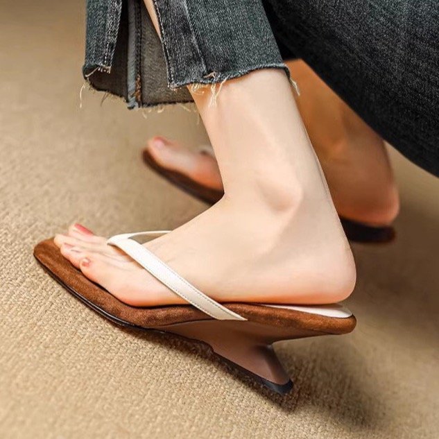 Vienna Suede Leather Heels