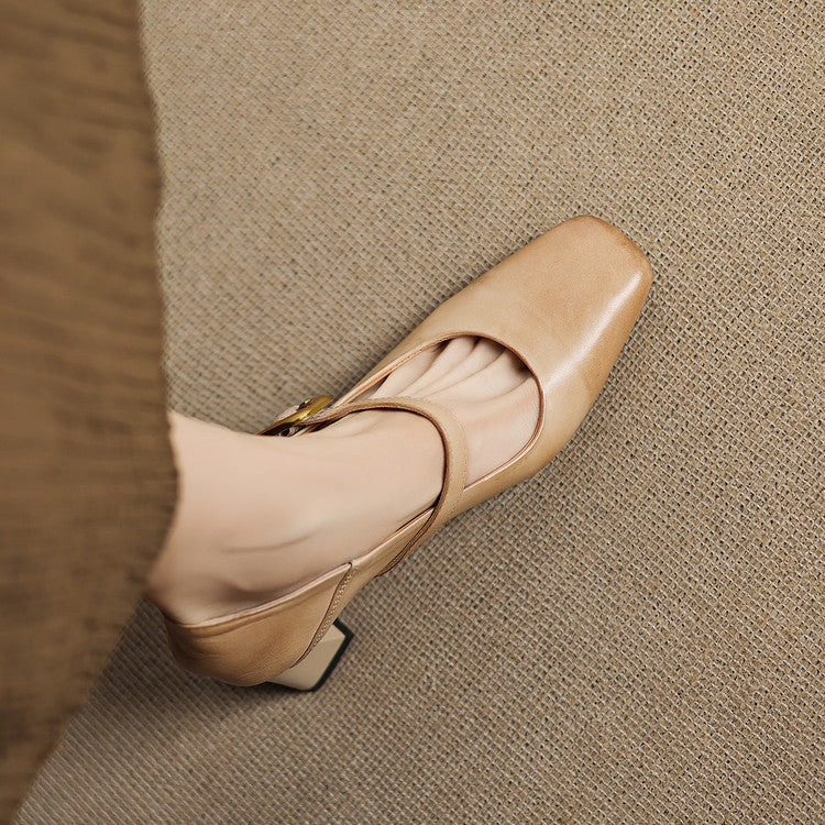 Roselyn Block Heels
