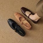 Wani | Leather Flats