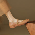 Wani | Leather Flats