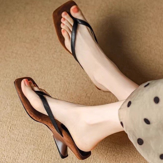 Vienna Suede Leather Heels
