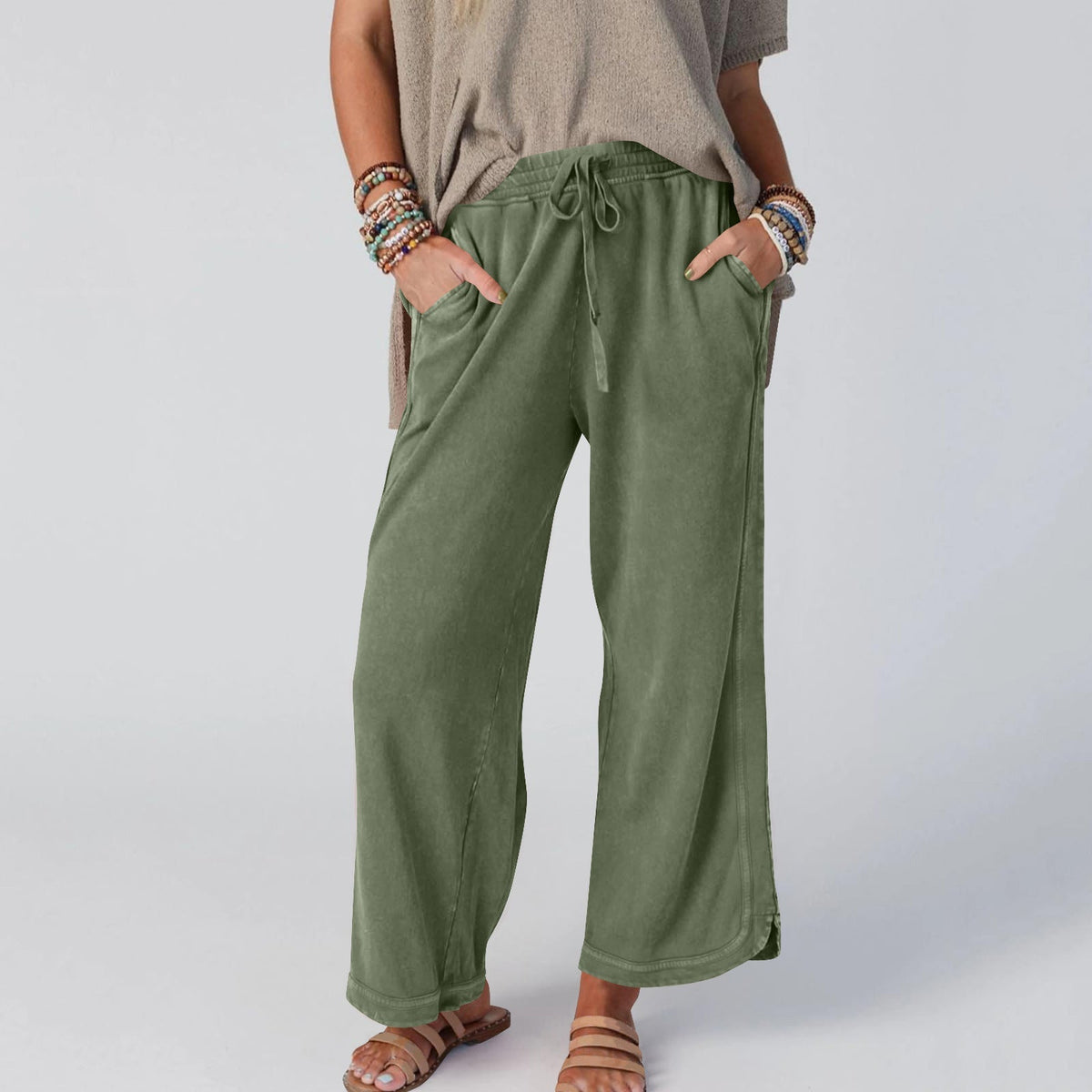 CHIPY™ - Vintage Wide Leg High Waist Pants
