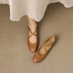 Zeor | Genuine Leather Flats