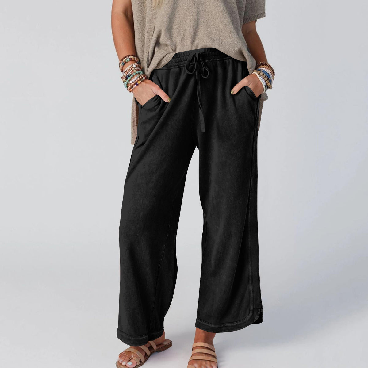 CHIPY™ - Vintage Wide Leg High Waist Pants