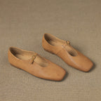 Elspeth | High-Vamp Mary Jane Flat