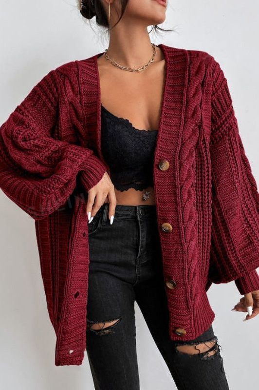 Hannie | Oversized Comfort Knit Cardigan