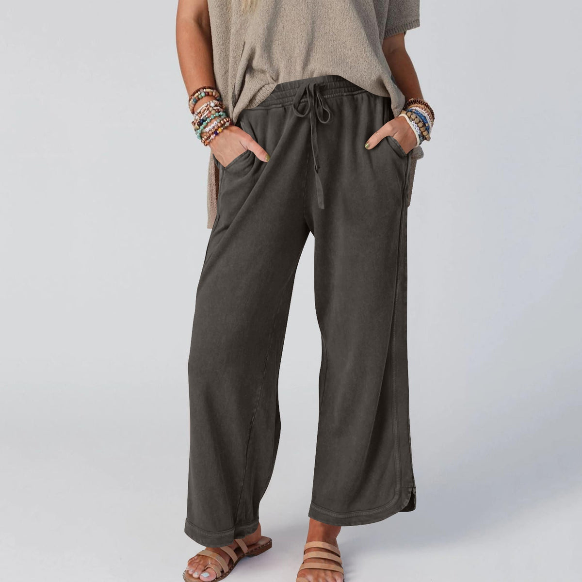 CHIPY™ - Vintage Wide Leg High Waist Pants
