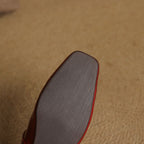 Verity | Square-Toe Mary Jane Flat