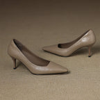 Zala | Genuine Leather Heels