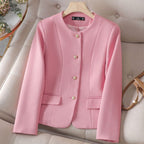 Alina Plaid Blazer