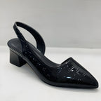 VICTORIA | WIDE-FIT HEELED COURT SHOES