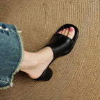 Amira | Genuine Leather Mules