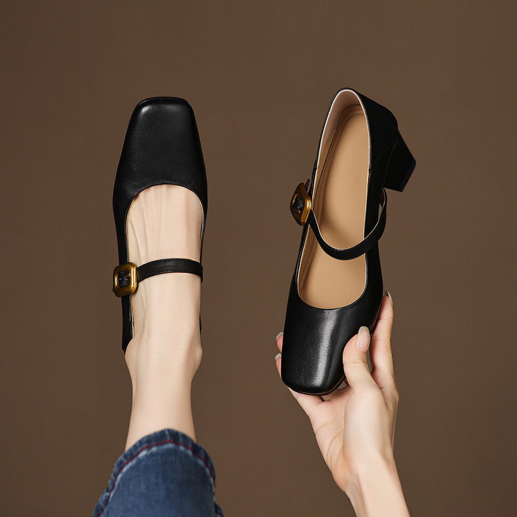 Roselyn Block Heels