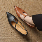 Katrina Genuine Leather Heels