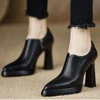 Anita | Leather Heels