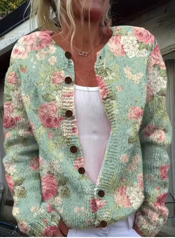 Foxfield™ | Women's Vintage Floral Cardigan