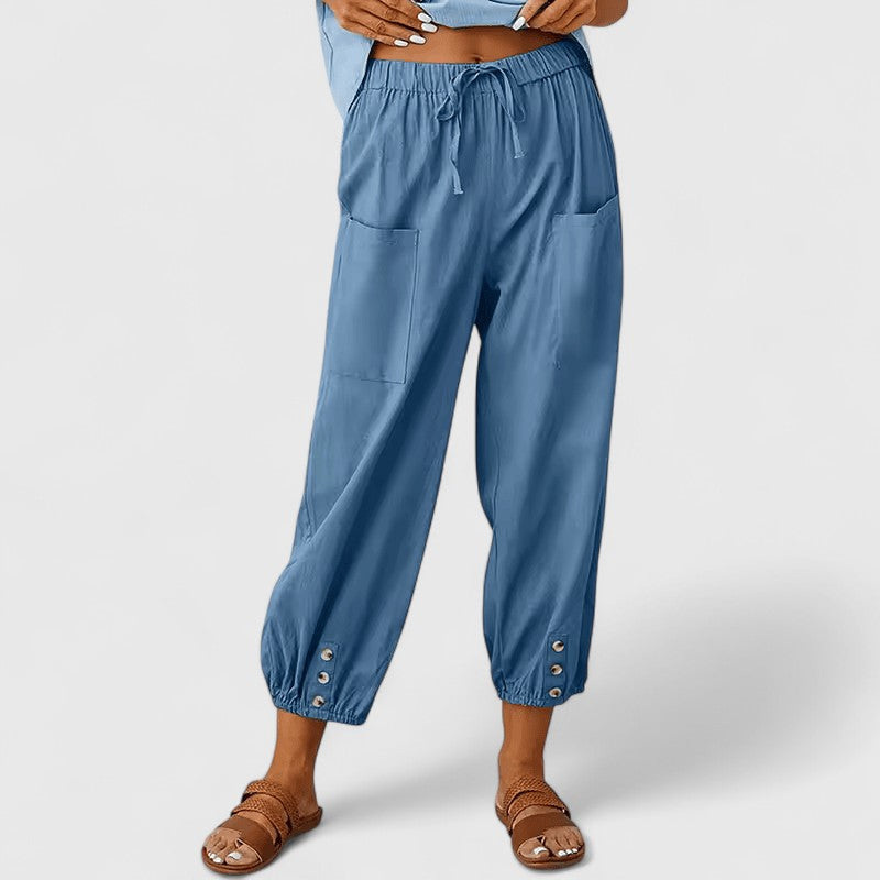 Jacy | Elegant Drawstring Pants