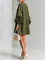 Anouk | Floral-Trim Mini Dress