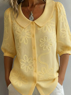 Aurélie™ - Lightweight Floral Blouse with Natural Elegance