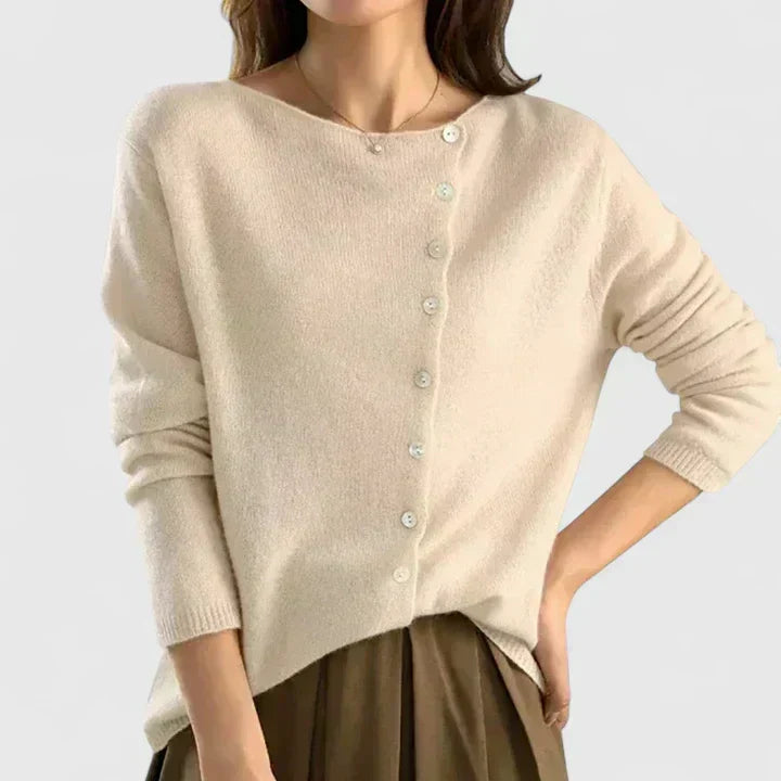 Soryne | Modern Button Front Cardigan