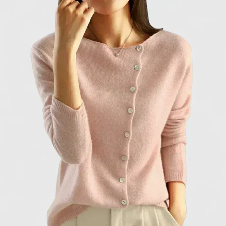Soryne | Modern Button Front Cardigan