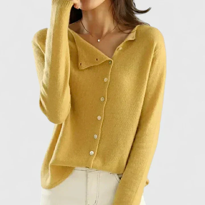 Soryne | Modern Button Front Cardigan