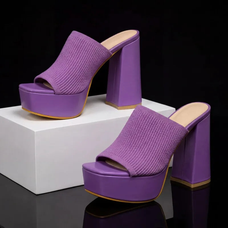 Viviene Block Heels