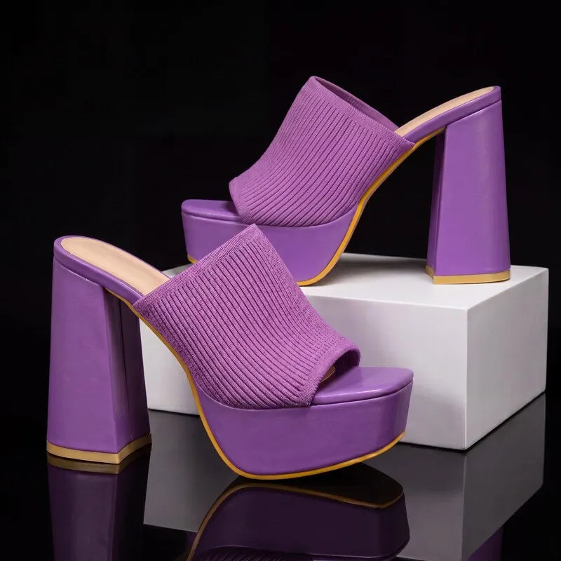 Viviene Block Heels