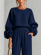 Amelia | Floral Cuff Two-Piece Set